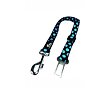 Hunde Seatbelt Lead DINOFASHION blauer Punkt