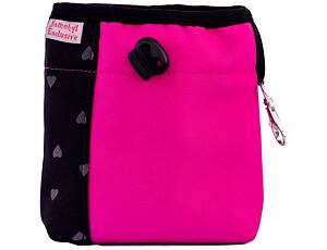 Snack-Tasche Splendor Herz/Dunkelpink