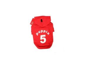 Hundepullover Puppia No.5 Hoodie rot