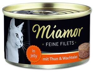 Miamor Feine Filets Thun & Wachtelei 100 g