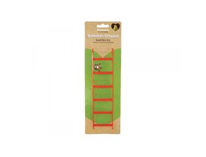 Vogelspielzeug 9" Bird Ladder With Bell - Rosewood