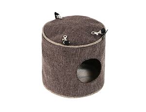 Závěsný domeček Luxury 20x20 cm - tmavě hnědý