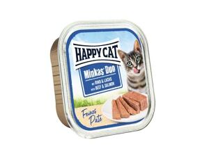 Happy Cat Minkas Duo Rind & Wildlachs 100 g