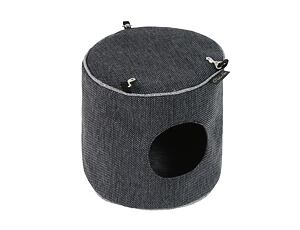 Závěsný domeček Luxury 20x20 cm - tmavě šedý