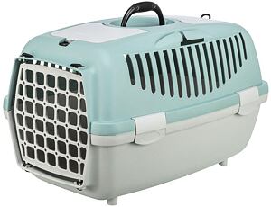 TRIXIE Transportbox Capri 2 grau/mint bis 8kg