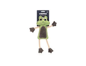 Woofee Lederfrosch mit Seilen 29cm