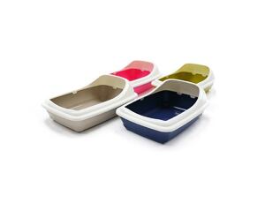 Katzentoilette Birba Large Tray With Rim Assorted - Rosewood