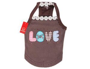 Hundeshirt Puppia Puppy Love Braun