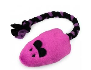 Fleece-Tau Maus lila