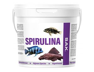 SAK Spirulina Flockenfutter 3400ml/600g Eimer