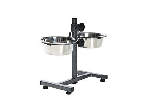 Hundebar, Höhe 40cm, 2x Napf 1,8l / 20cm