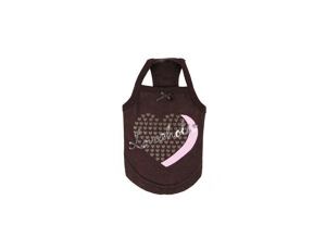 Hundeshirt  Pinkaholic Romance Braun