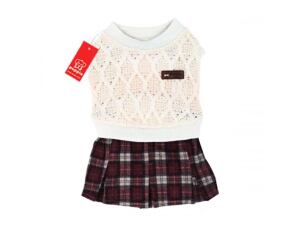 Hundesweater mit Rock Puppia Regalia - ivory