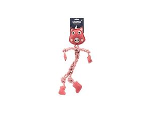 Wooffe Langer Schwein mit Seilen 44cm