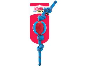 KONG Jaxx Brights Ball with Rope M