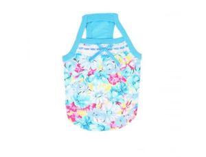Hundeshirt Puppia Spring Garden blau