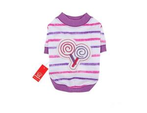 Hundeshirt Puppia Lollipop violet
