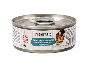 ONTARIO Chicken Pieces + Salmon 95 g