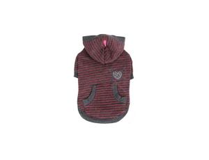 Hundepullover Pinkaholic Prime Hoodie grau