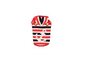 Hundepullover Puppia Ocean Mist rot