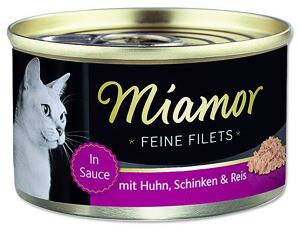 Miamor Feine Filets Huhn & Schinken & Reis 100 g