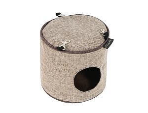 Závěsný domeček Luxury 20x20 cm - světle hnědý