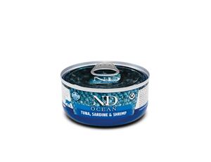 N&D CAT OCEAN Adult Thunfisch & Sardine & Garnele 70g