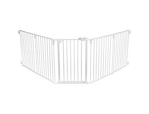Trixie Hundebarriere mit Tür, 5-teilig 62,5-300 x 76,5 cm