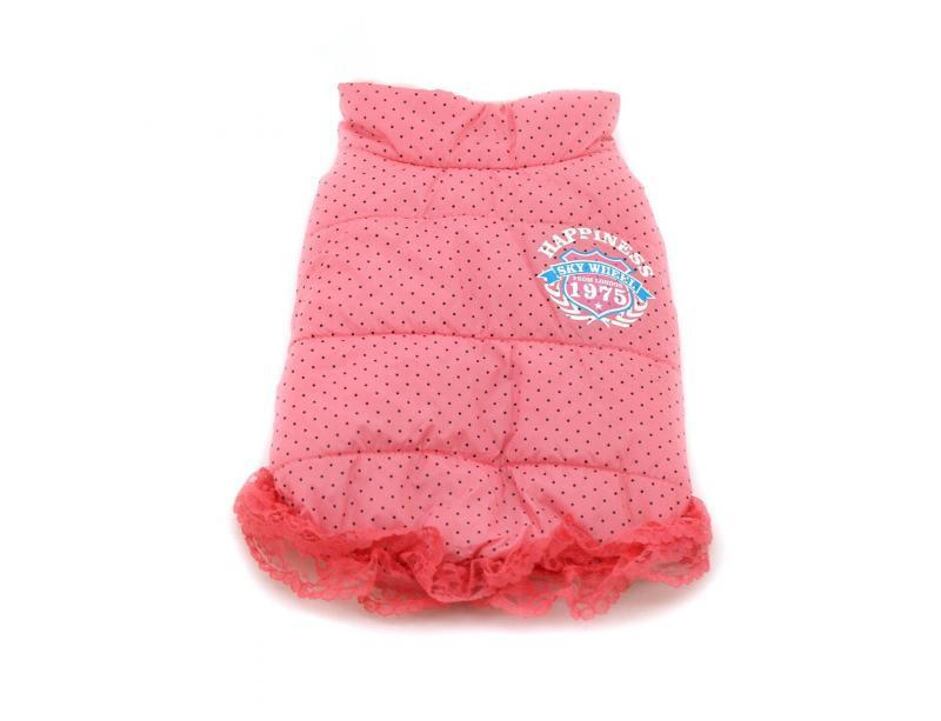 Dobaz Cute Dot Coat Hundemantel pink