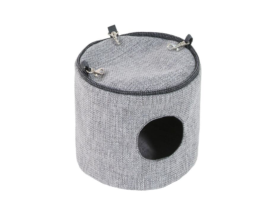 Závěsný domeček Luxury 20x20 cm - světle šedý