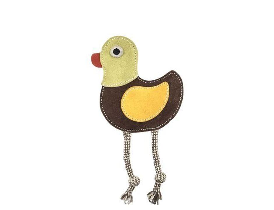 COBBYS PET Hundespielzeug Huhn aus Naturleder