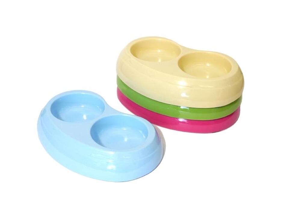 Hundenapf MELAMINE TWIN BOWL