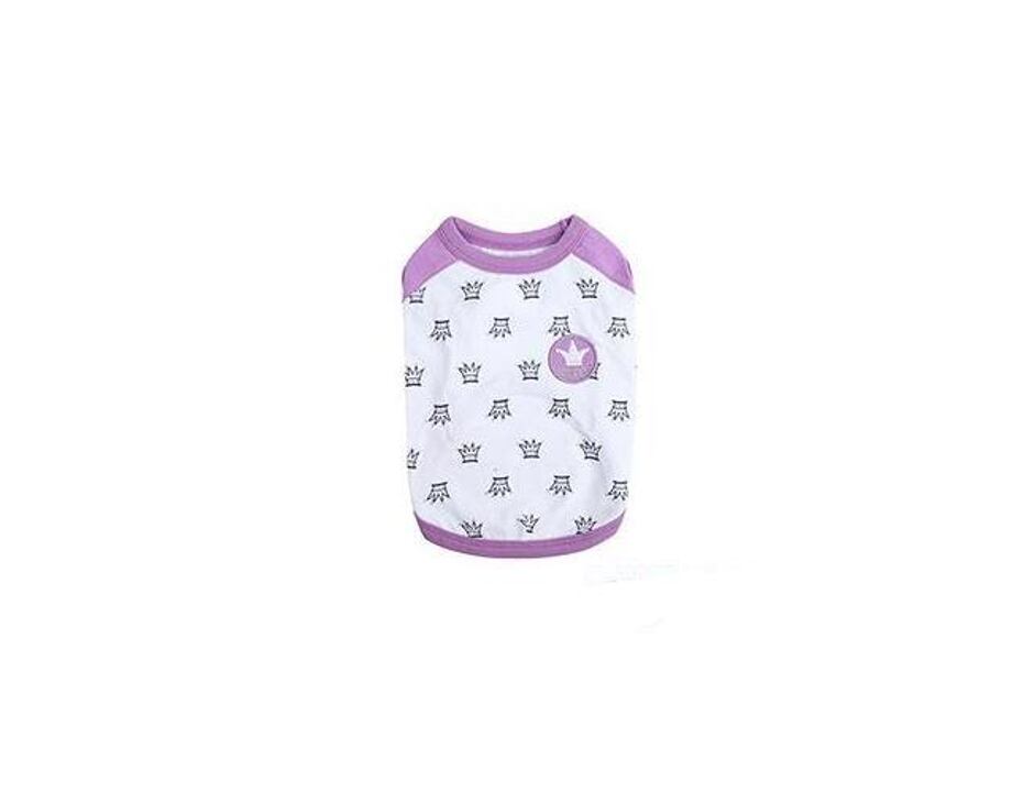 Hundeshirt Pinkaholic Prince-Princess weisse