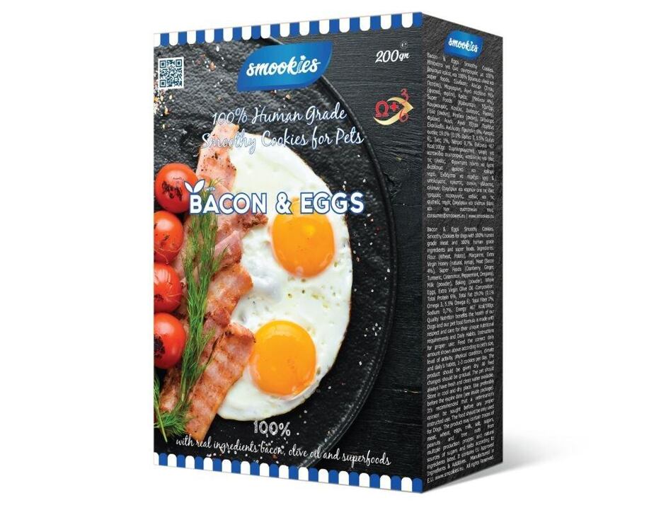 SMOOKIES Premium BACON - Speckkekse 100% menschlicher Qualität, 200g