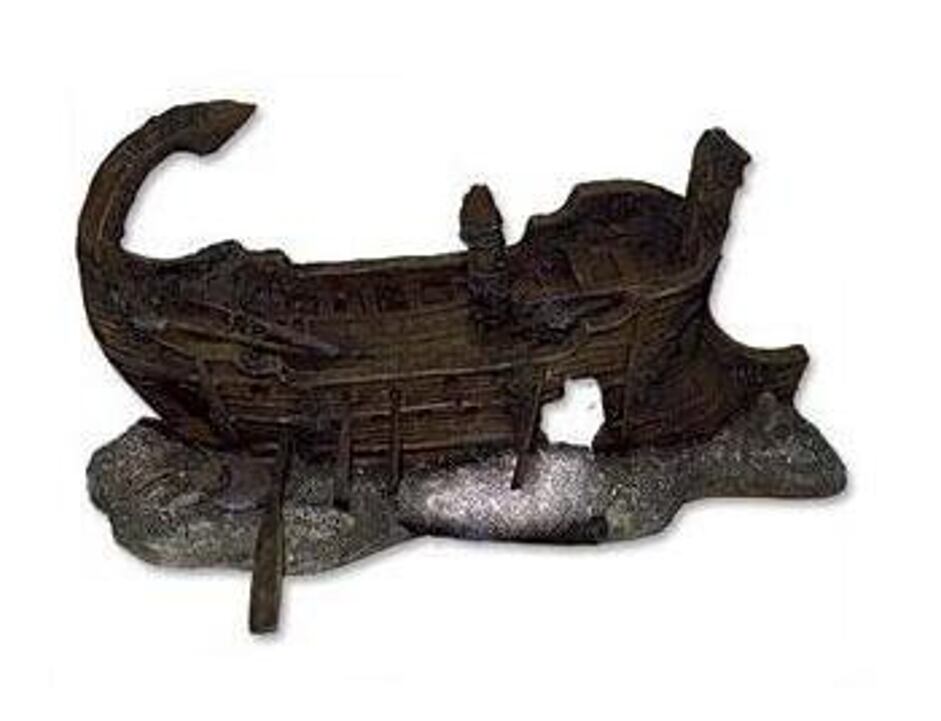 Deko Aquariumschiffswrack 29,5x17x15,5cm