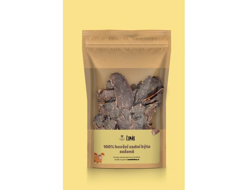 100% Rinderhinterbein, getrocknet 50g