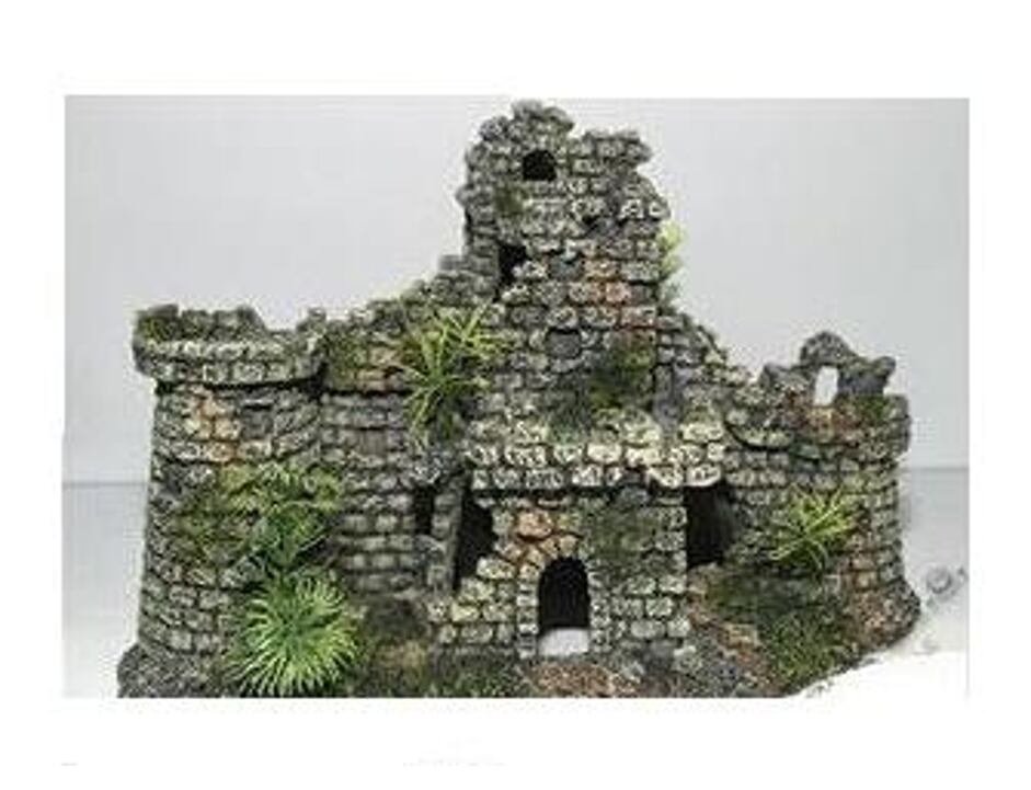 Aquariumburgruine 31x16x20cm