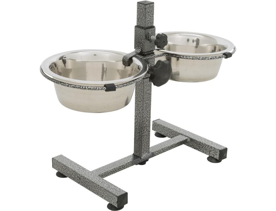 Trixie Hundebar 2x 2,8 l / 24cm - Höhe 50 cm
Trixie Hundebar, Edelstahl