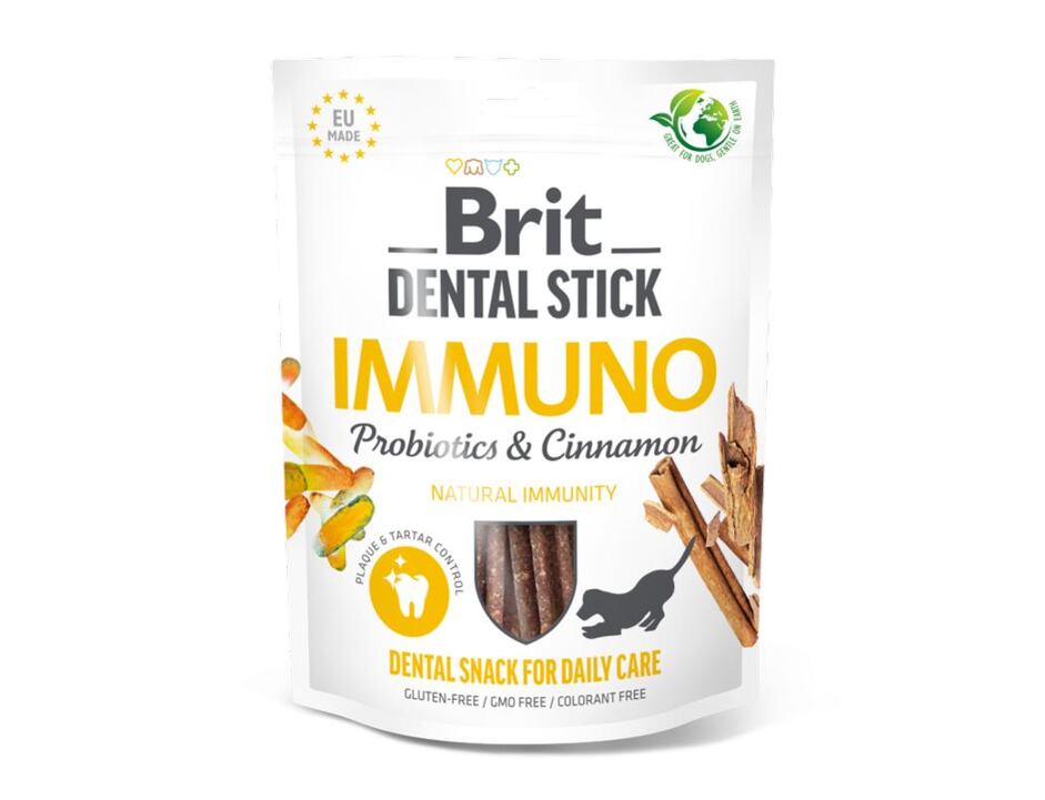 Brit Dental Stick Immuno with Probiotics & Cinnamon 7ks
