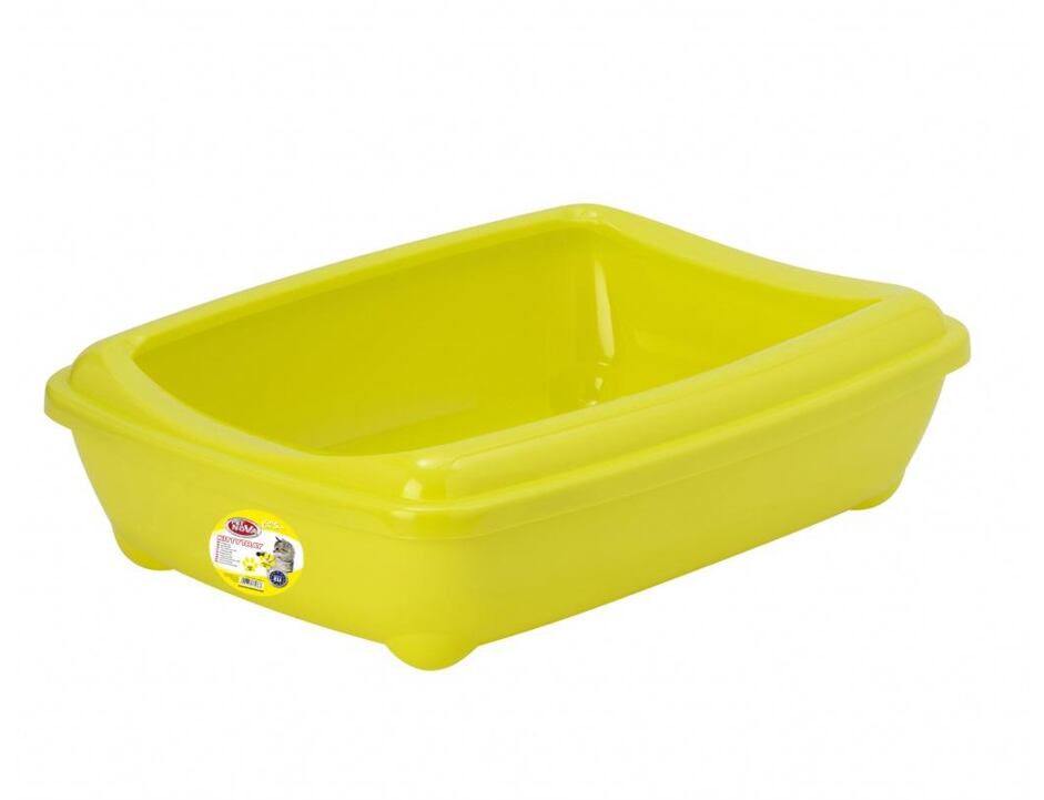 Pet Nova Toaleta s okrajem KITTY žlutá L