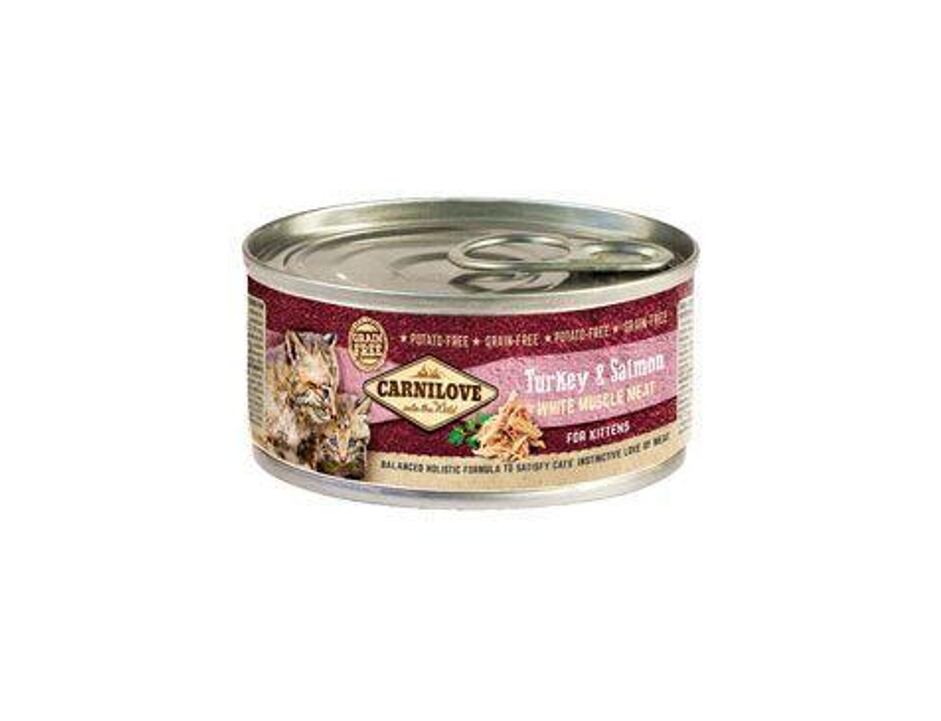 Carnilove White Mus Meat Turkey & Salmon Kitten 100g