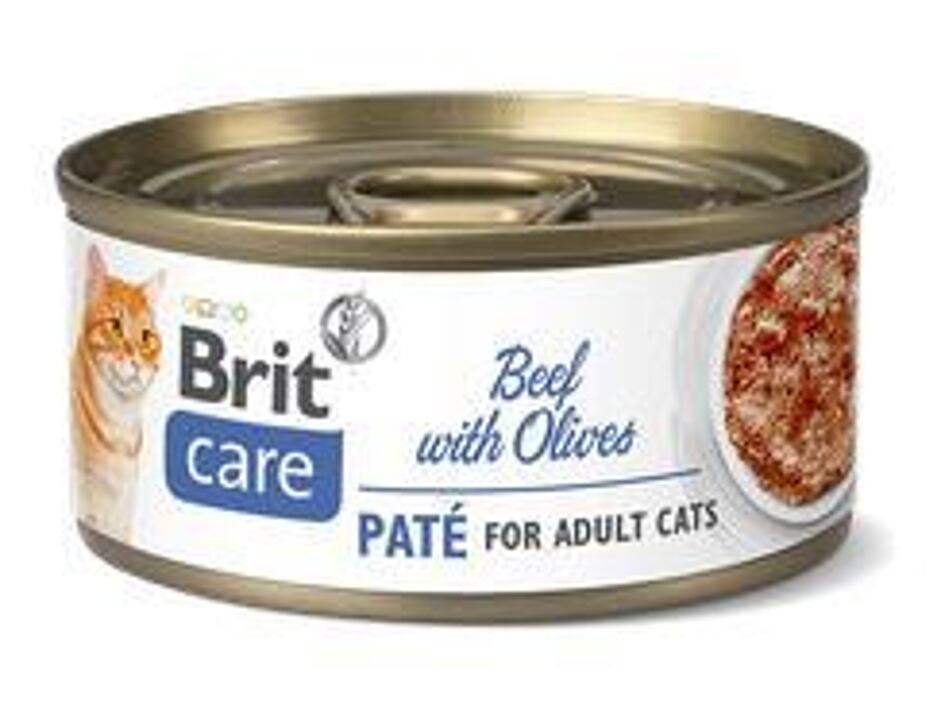 Brit Care Cat konz Paté Beef&Olives 70g