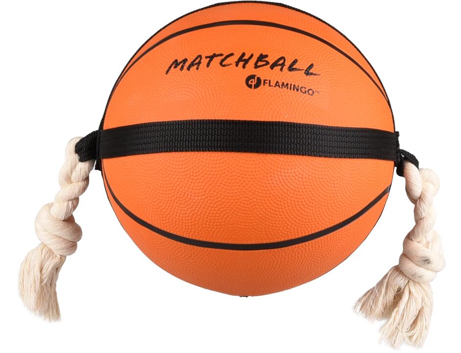 Flamingo Matchball Basketball Mit Seil 24cm