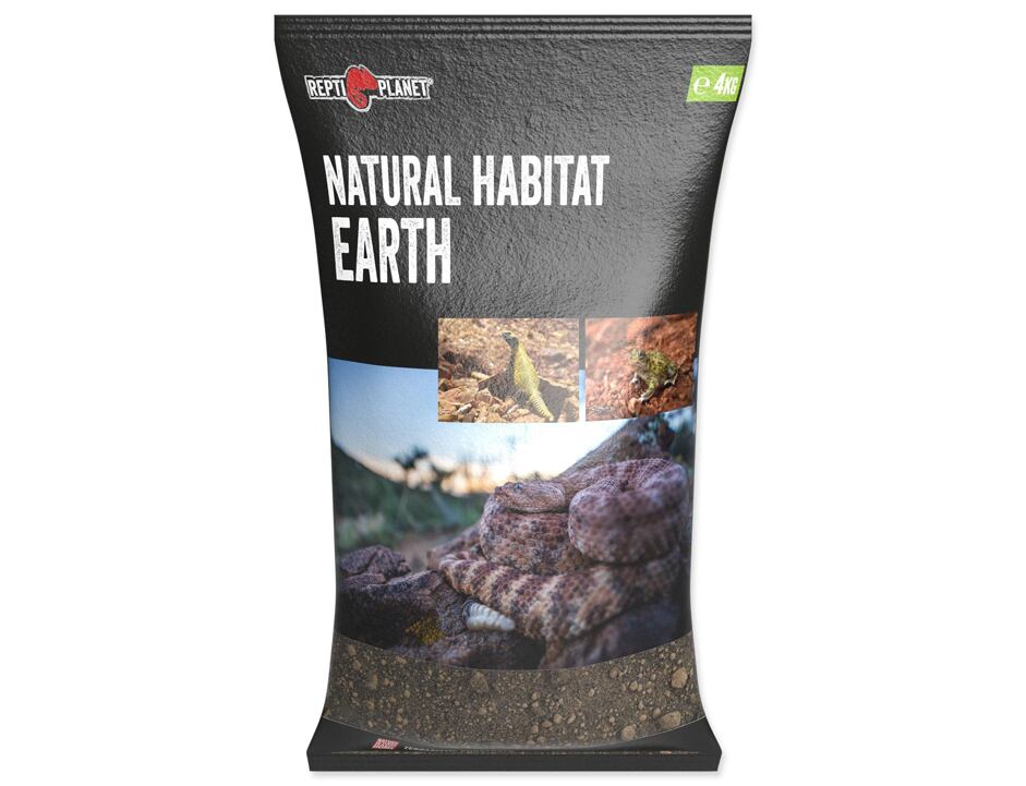 REPTI PLANET Substrat Earth schwarz 4 kg