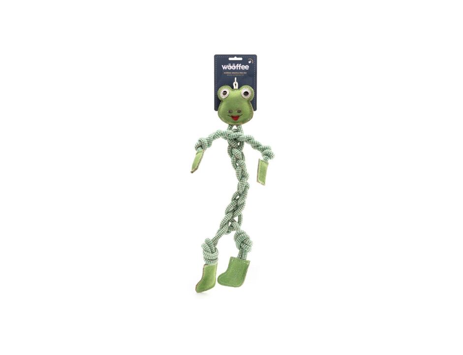 Woofee Langer Frosch mit Seilen 44cm