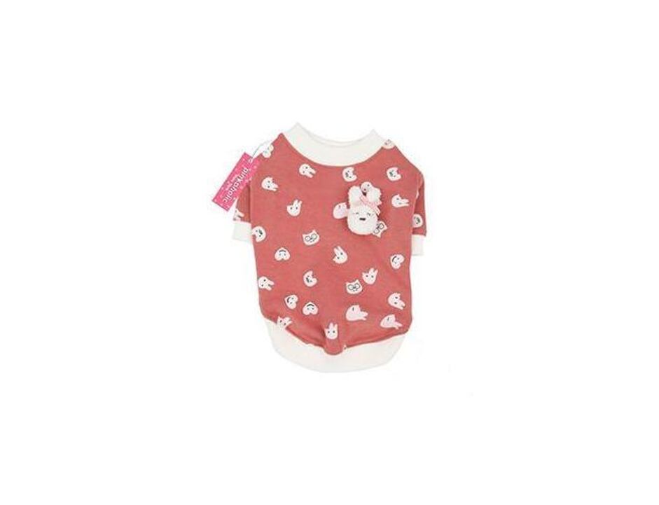 Hundeshirt Pinkaholic Cottontail orange