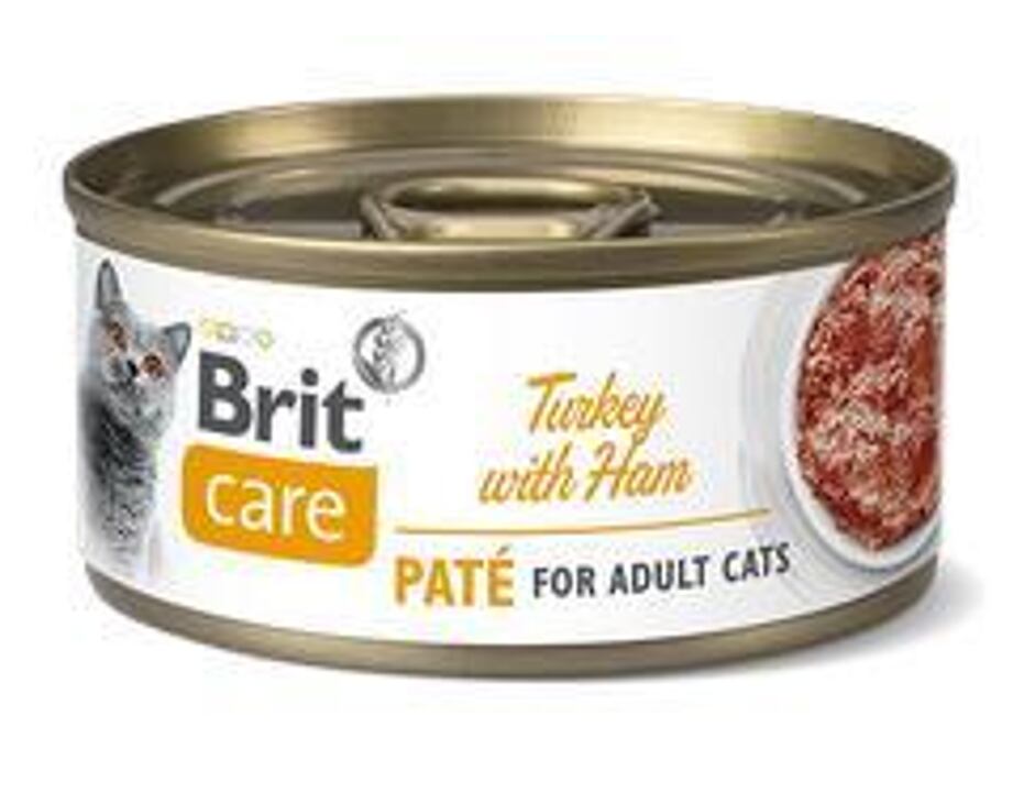 Brit Care Cat konz Paté Turkey&Ham 70g