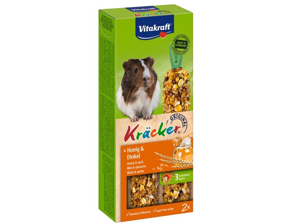 Honig-Meerschweinchen-Cracker + vit. C 2 Stk