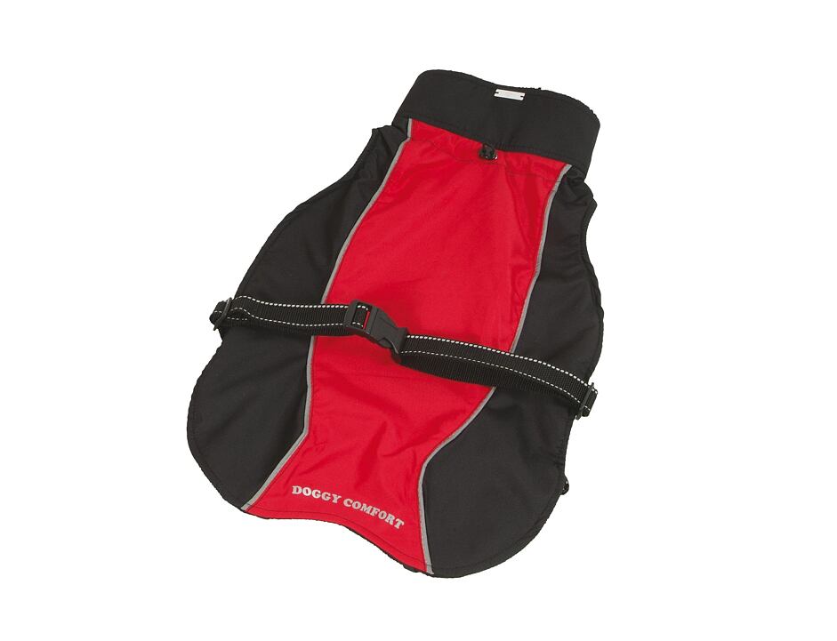 Pláštěnka Doggy Comfort - červená 35 (XL)