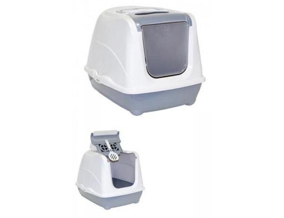 Katzentoilette Flip cat jumbo grau